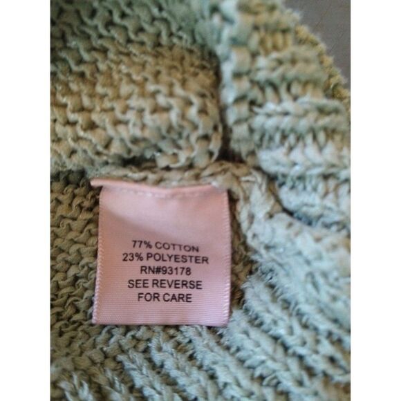 Philosophy extra large light olive green sweater - Picture 8 of 8